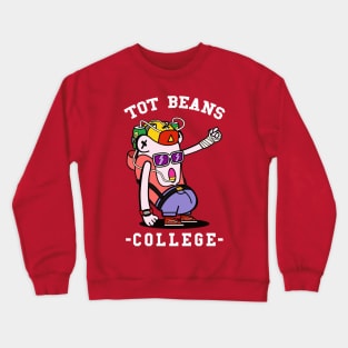 Totbeans Character College Crewneck Sweatshirt